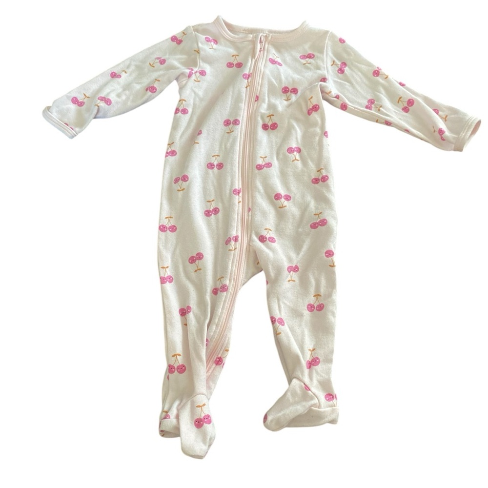 Cherry Print Baby Onesie